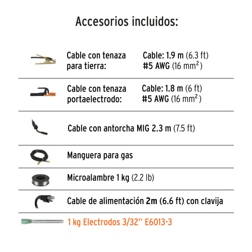 Soldadora 130 Amps para Microalambre y Electrodo - Alta Potencia