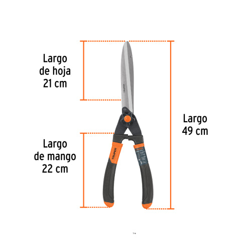 Tijera de Poda Profesional 18" - Corte Preciso y Cómodo