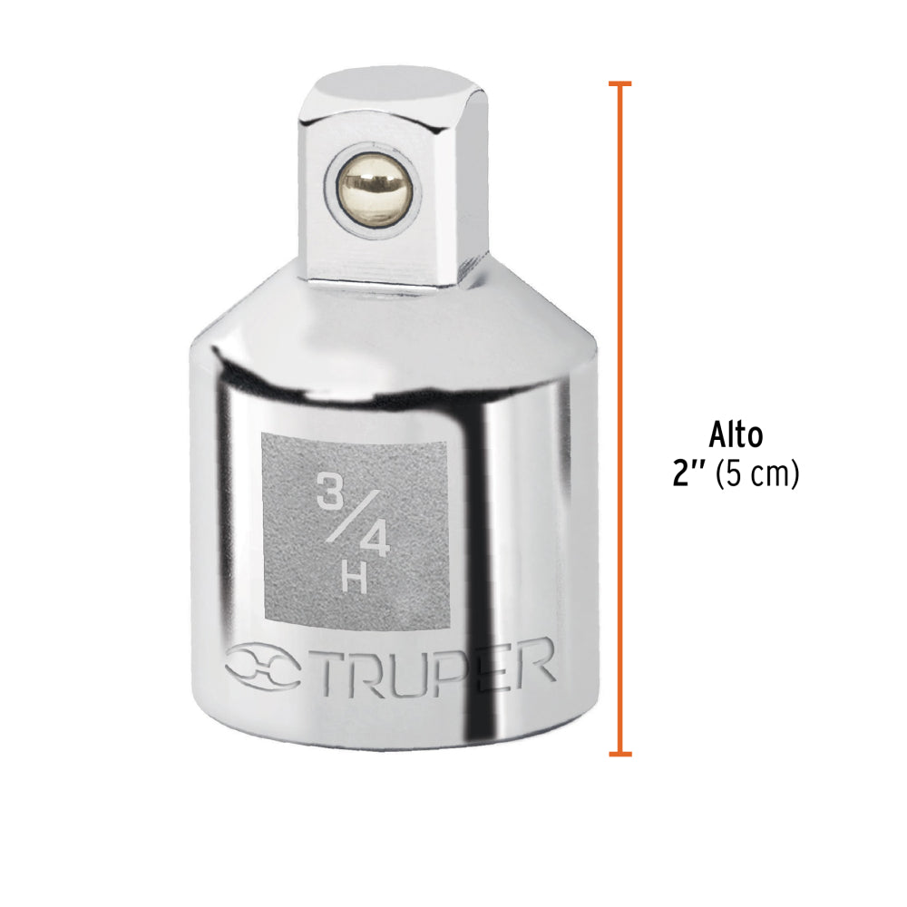 Adaptador 3/4"X1/2" Acero Cromo Vanadio - Alta Durabilidad