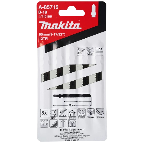 SEGUETA CALADORA B-19 (PAQ.5) - Corte Preciso en Madera