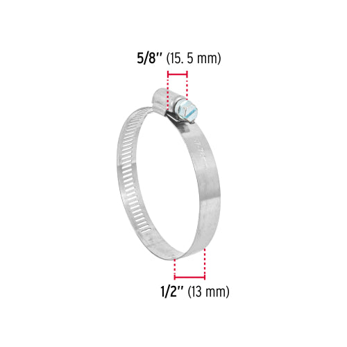 Abrazadera Reforzada #40 (2-1/4" - 3') | Alta Resistencia