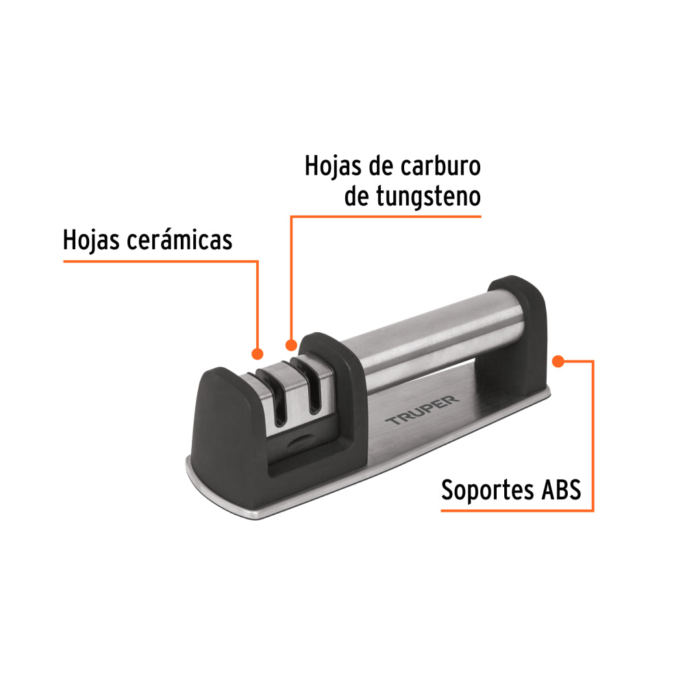 Afilador de Cuchillos 2 Niveles: Fino y Grueso - ¡Corte Perfecto!