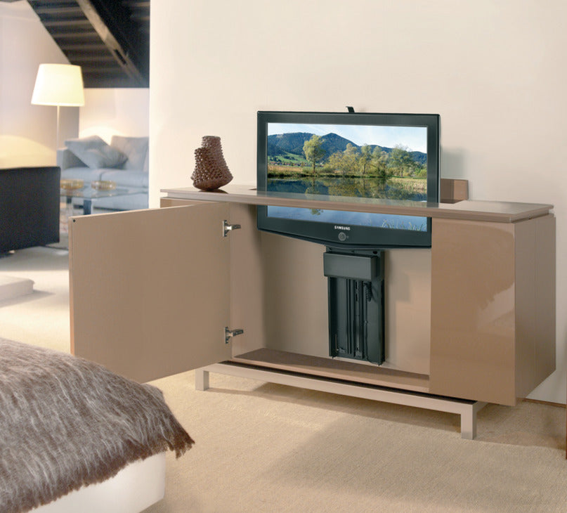 Elevador TV Motorizado 65" - 220lbs | Control Remoto