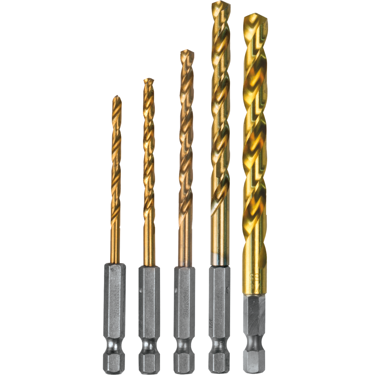 Broca Zanco Hex HSS-TI 5 Piezas: Calidad y Durabilidad