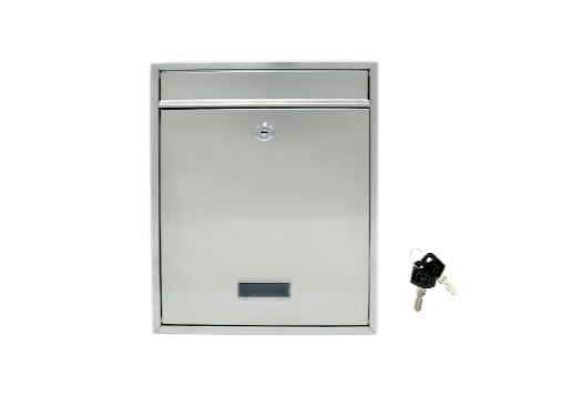 Buzón de Acero Inoxidable con Cerradura - Seguridad Hogar