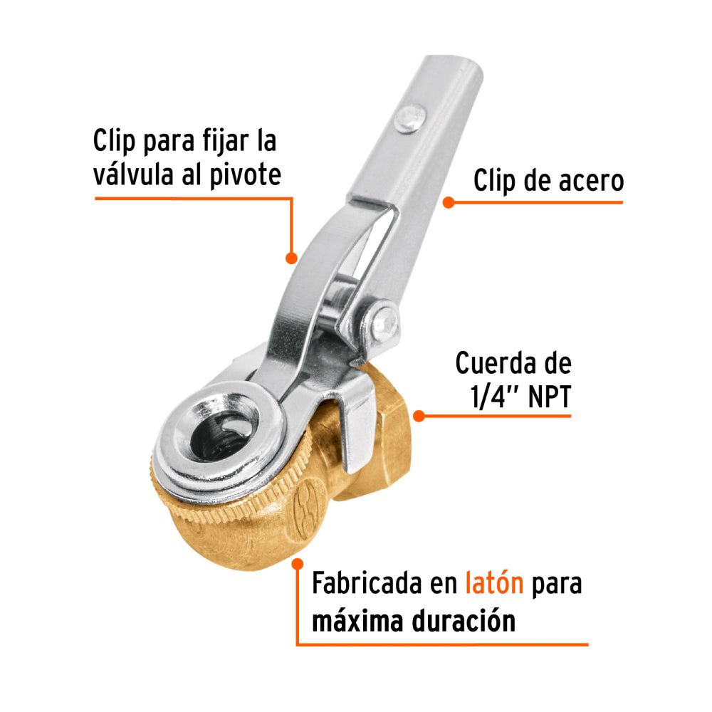 Cabeza Infladora de Llantas con Clip Hembra BOCH