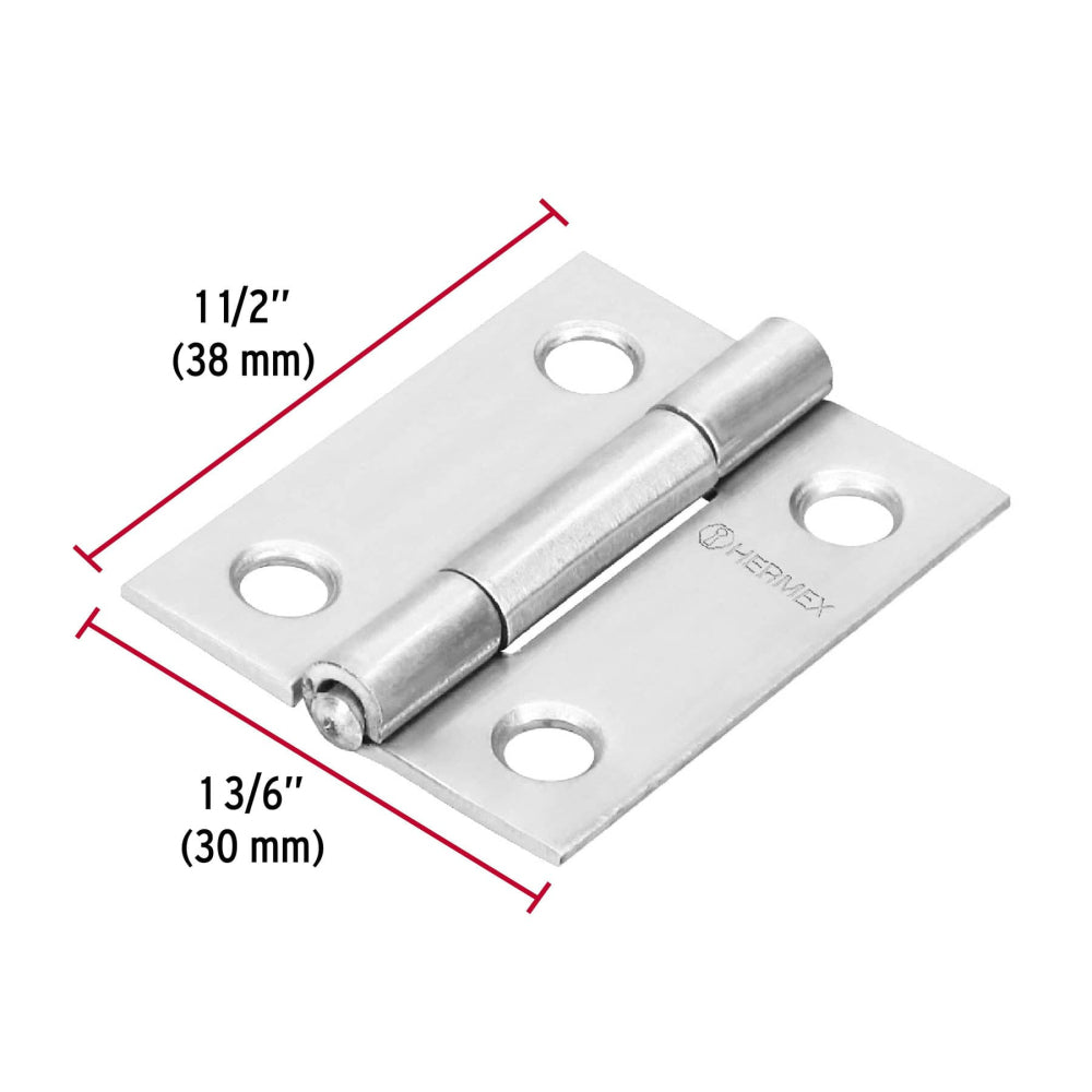 Bisagra Acero Inoxidable 1-1/2" - Durabilidad y Estilo