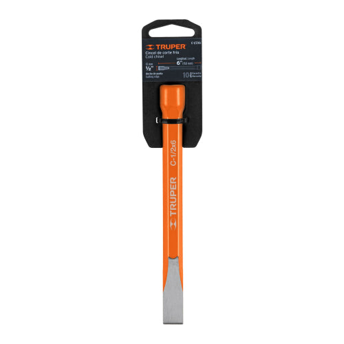 Cincel de Acero Cromo Vanadio 6" para Alto Rendimiento