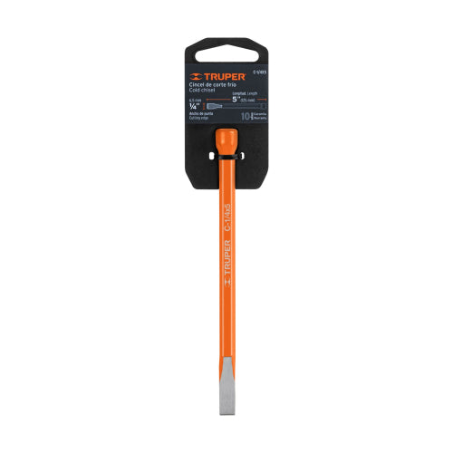 Cincel de Acero al Cromo Vanadio 1/4" x 5"