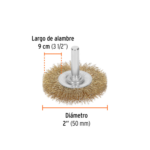 Carda Circular CA-2: Quita Pintura y Pule Acero con Eficacia