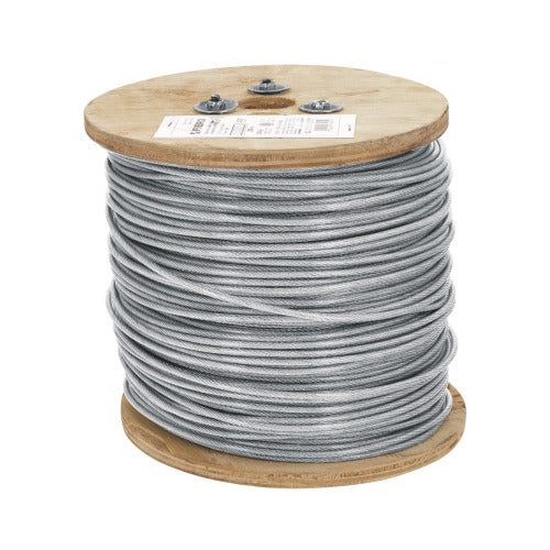 METRO DE CABLE RIGIDO 3/32 ACERO 7X7 RECUBIERTO