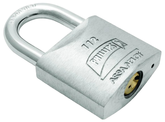 CANDADO METÁLICO 4 PERNOS 38 MM MOD. 112