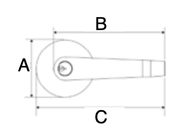 Manija Pacific 60mm para Puertas | Calidad Premium