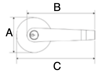 Manija Marina para Baño 60mm BSP | Calidad Premium
