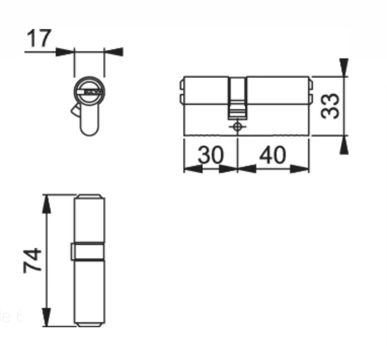 Cilindro Arrone 30/40 NIQ - Alta Resistencia y Durabilidad