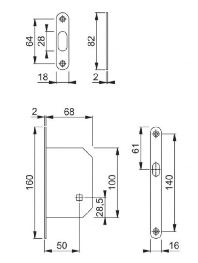 2415525 MECANISMO GANCHO ARRONE F41 CR SAT WC 50MM