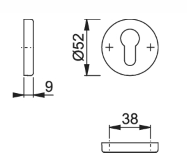 Llave Bocallaves F9 Aluminio - 42KS - Resistente y Duradera