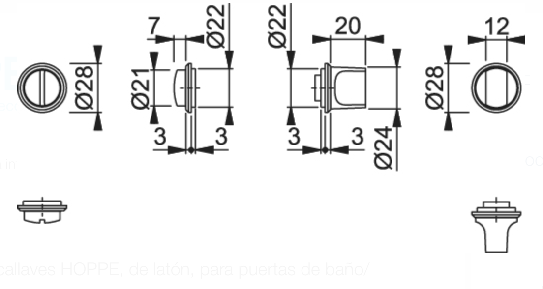 MSK91 MOL45 MINI KIT WC NEGRO SATIN F96-1 R