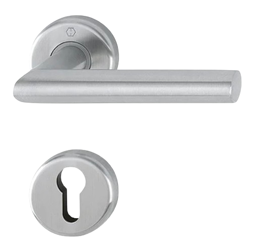 Kit Puerta Utrecht c/Bocallave Inox F69 Hoppe