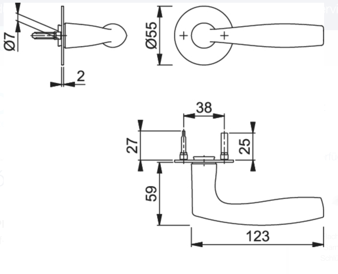 M1515/849N VITORIA NIQUEL SAT. ROSETA PLANA RED.