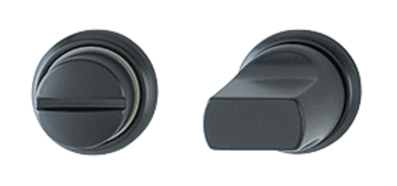 Kit W.C. M845S Mini Negro Mate 55-80mm - Compacto y Elegante