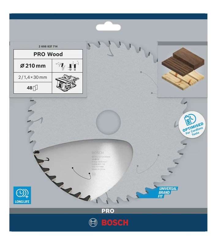 Hoja de Sierra Bosch 8 1/4" - Corte Profesional de Madera
