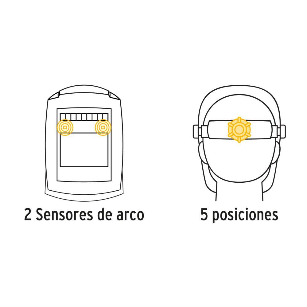 Careta Electrónica para Soldar Sombra 9-13 | Protección Óptima
