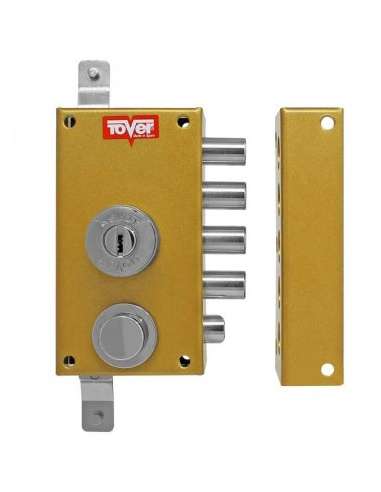 Cerradura Tover D590P Pintada - Seguridad Premium