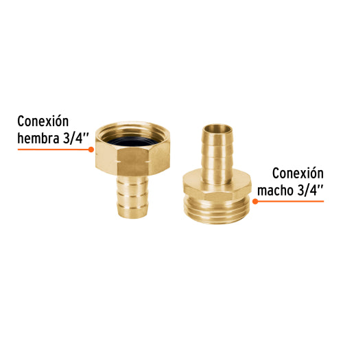 Conexion para Acoplar Mangueras de 12.7 mm (1/2") CFM-1/2B
