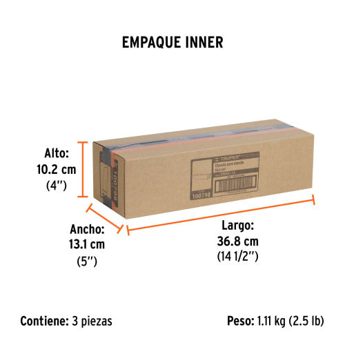 Recipiente Acero Inoxidable 12 - Mezcla Perfecta