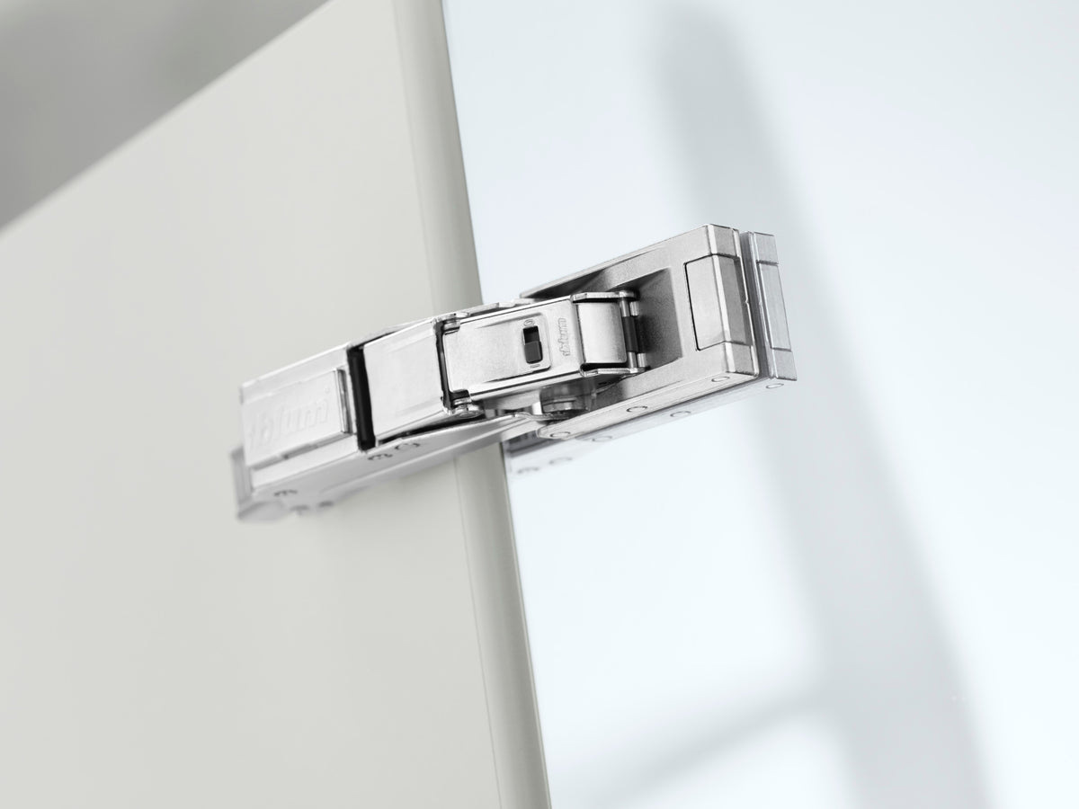 Kit Bisagra CRISTALLO 110° Puertas de Cristal y Espejo — Blum