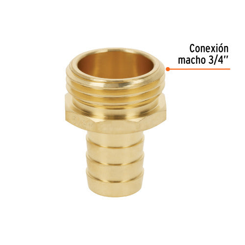 Conexión de Latón Macho 5/8" - Alta Durabilidad y Calidad