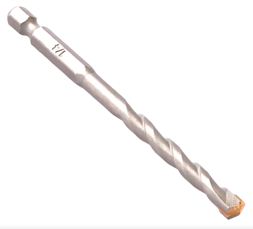 Broca para Concreto 1/4'' HEX - Alta Durabilidad