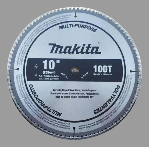 Disco Sierra Circular 10'' para MDF - Corte Preciso