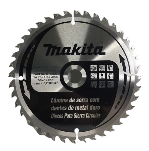 Sierra Circular 7 1/4" Madera - Disco TCT 40D