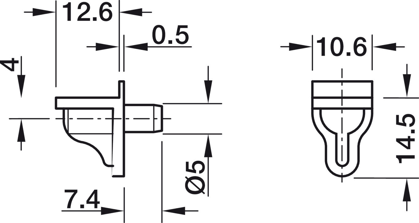 Soporte para Estantes Häfele - Calidad y Durabilidad