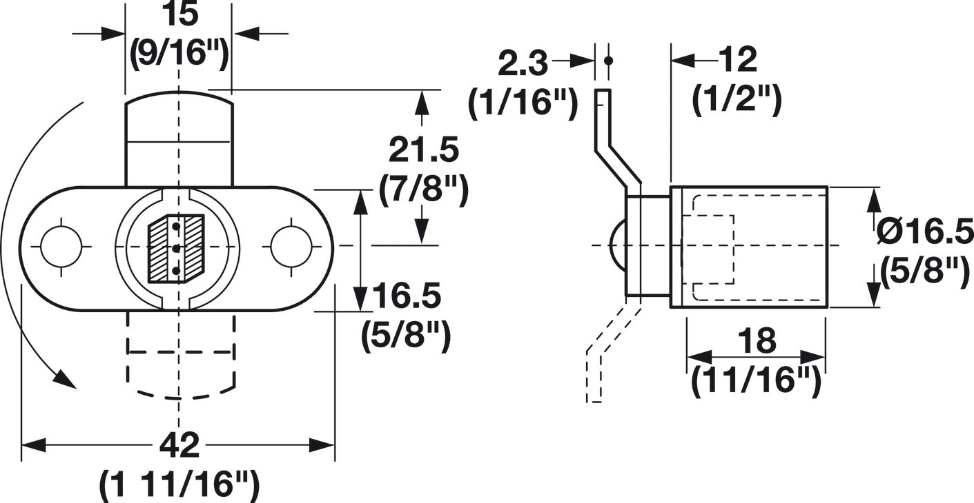 CERRD PEST VERT CAJON ACERO NIQ