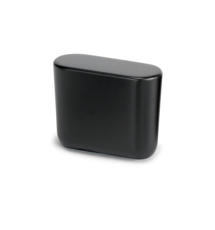 Pomo Mini Ergonómico Negro Mate - Estilo y Durabilidad