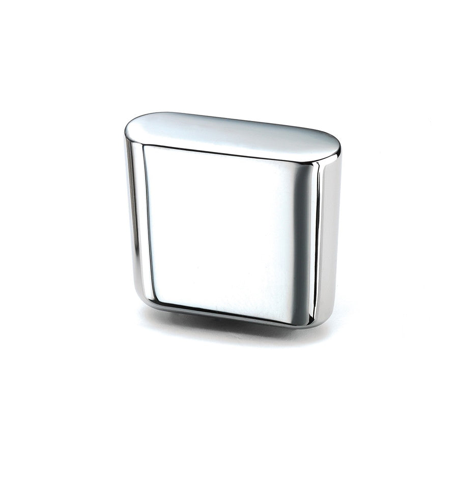 Pomo Mini Ergonómico Cromo Brillo 34mm - Estamp