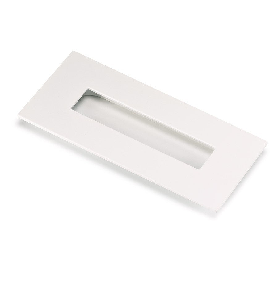 Jaladera Rectangular Blanca Embutir - Estamp | Moderna y Minimalista