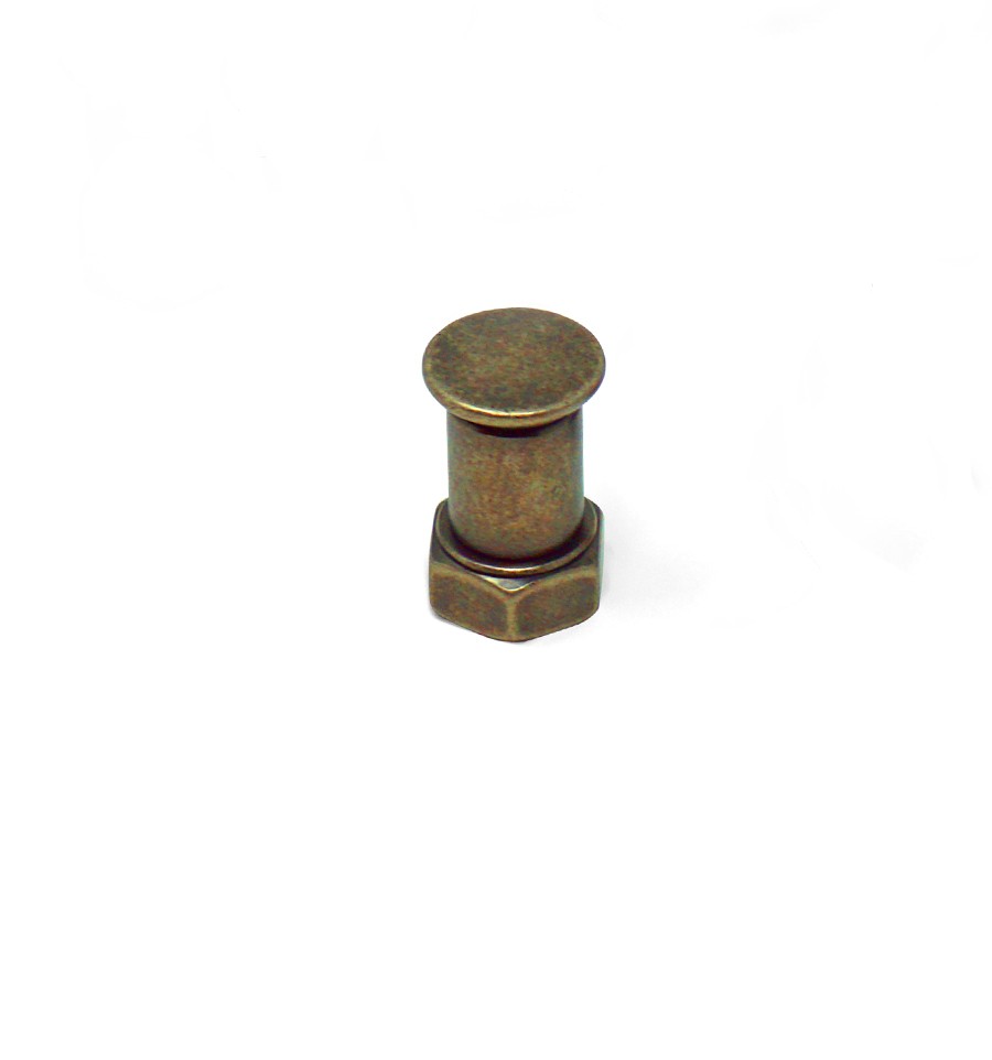 Pomo Rústico Mod. 6200 - Bronce Rústico Estamp