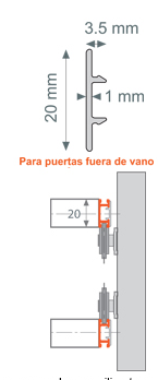 Tapa Riel FCX 3 Metros - Protección Duradera y Estética