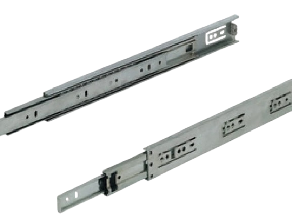 Corredera Ext. Acero Zinc Plata 550mm Häfele - Alta Durabilidad