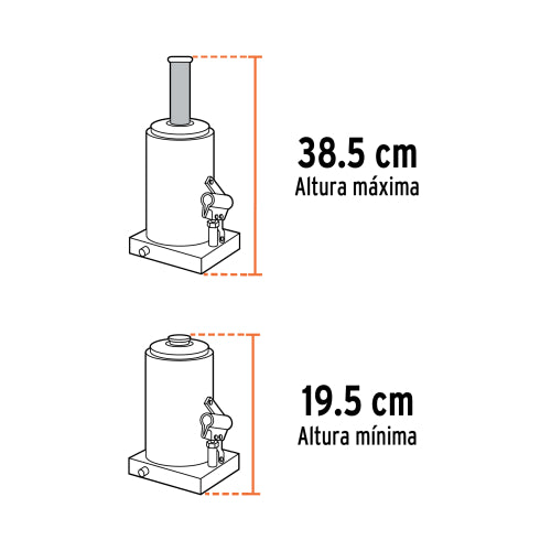 Tornillo Extensor 4 Toneladas - Elevación 385mm
