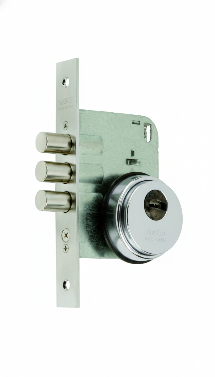 Cerradura MCM 712-50 de Alta Seguridad Cromo