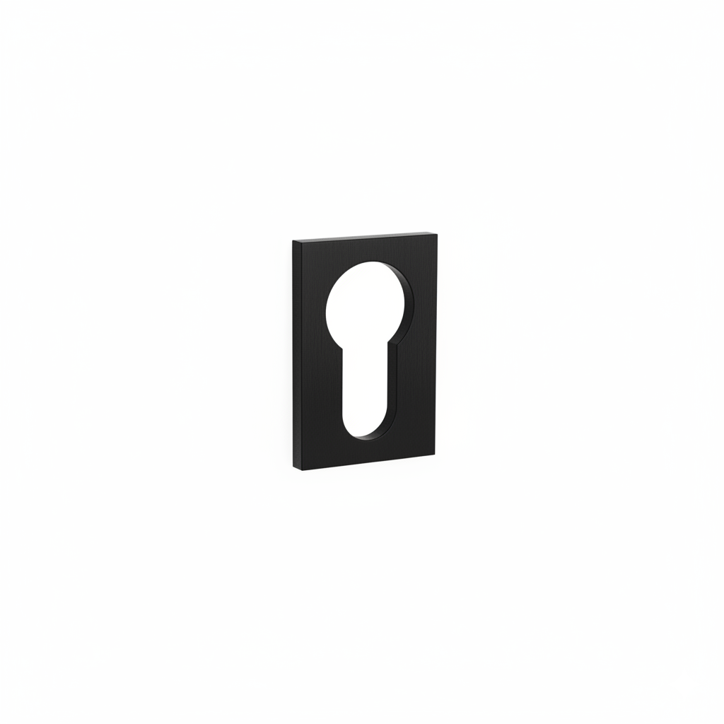 Bocallaves Titanium Black - Protección Elegante para Puertas