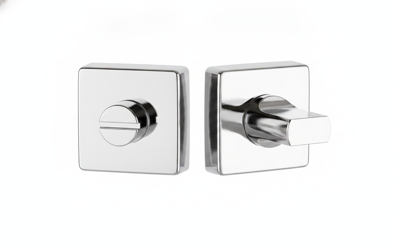 Kit W.C. Cuadrado F49-R Cromo Brillante 38-48mm - M843KS