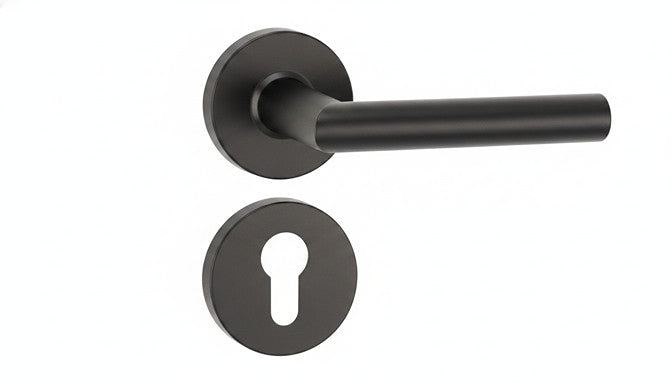 Llave Amsterdam Negro Satinado - Calidad Profesional
