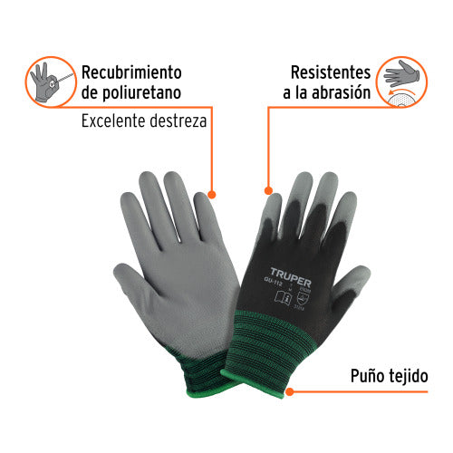 Guantes Nylon para Mecánico - Resistentes y Cómodos - Talla M