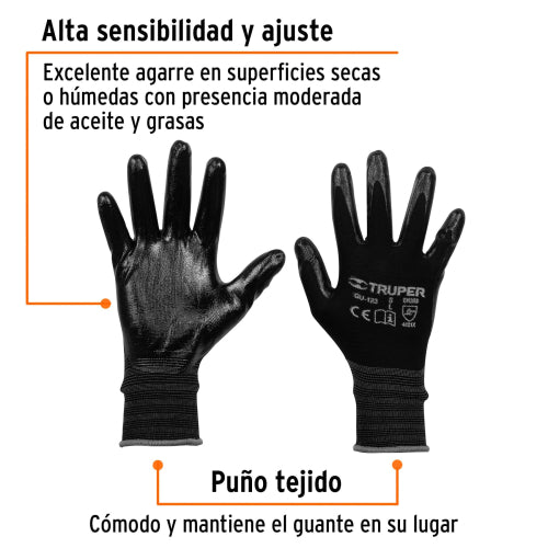 Guantes Industriales de Nitrilo para Metalurgia